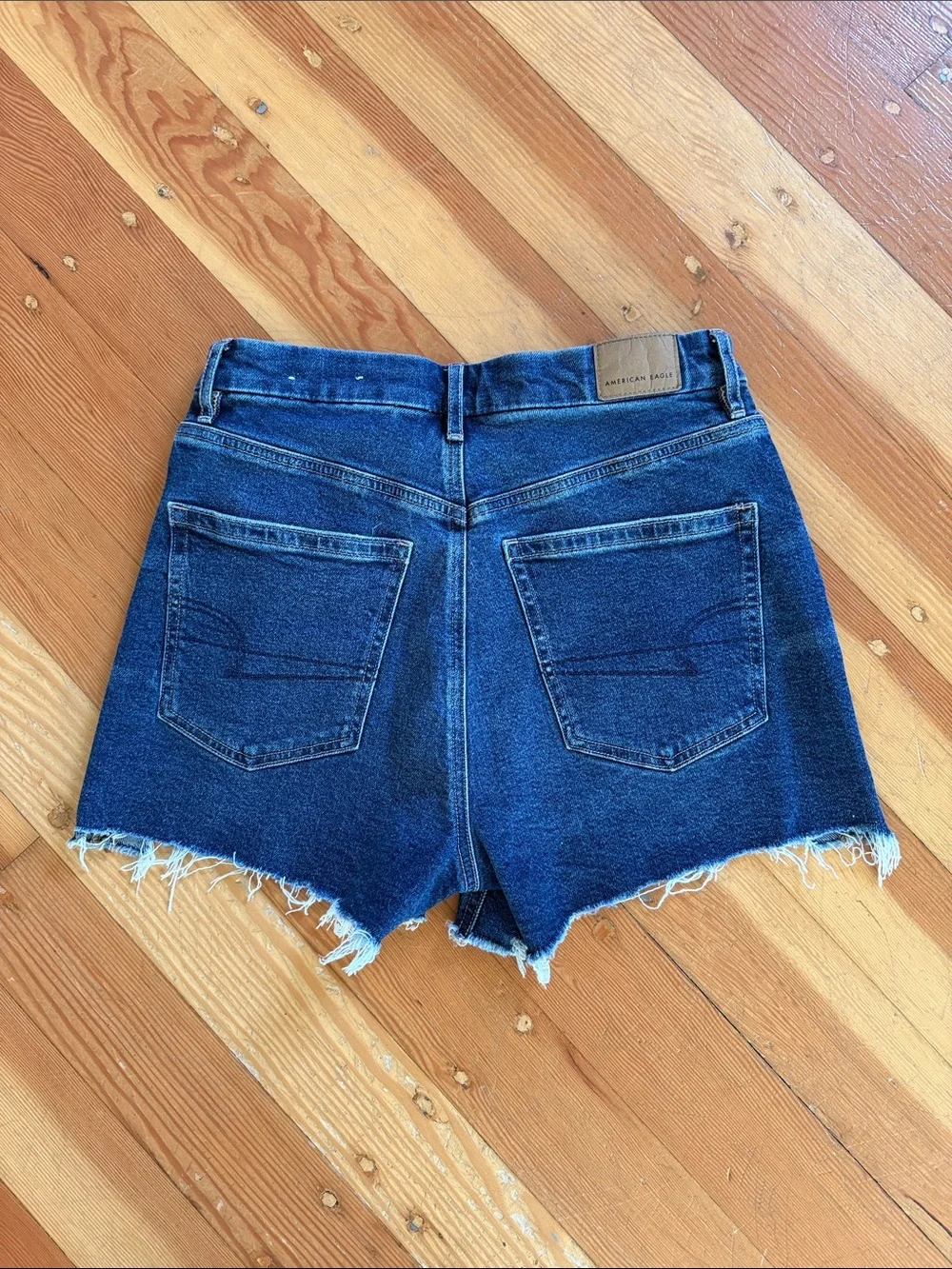 American Eagle Strigid Cut Off Jean Shorts 2